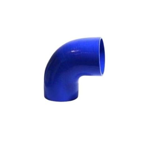 022 silicone elbow 90°, blue