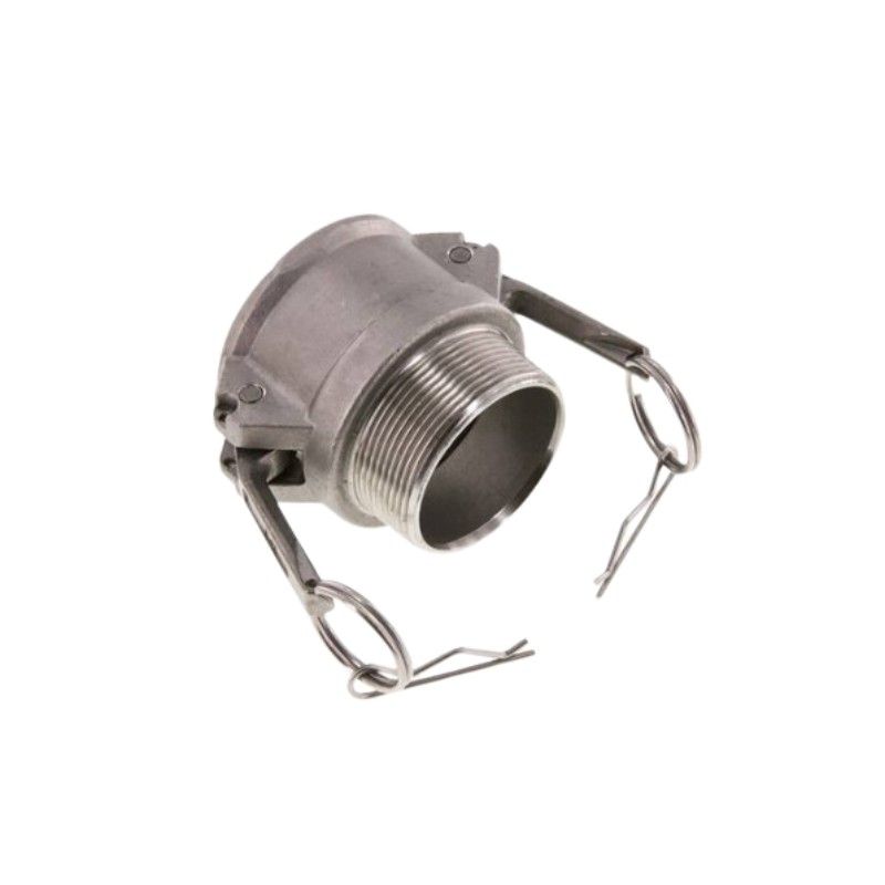 1 1/4"  stainless steel Camlock male