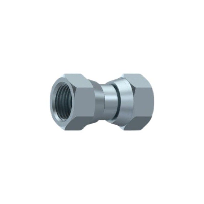 ADAPTOR BSP SWIVEL F- BSP SWIVEL F 60º 1/4" BSP 1/