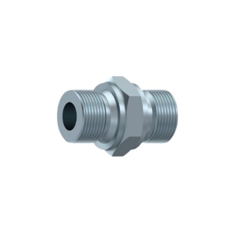 BSP 1/4"- M22x1.5 sriegių tiesi M tipo junqtis vamzdžiui OD 15 mm