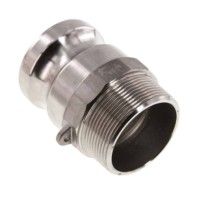 2" Camlock stainless steel adapter type F