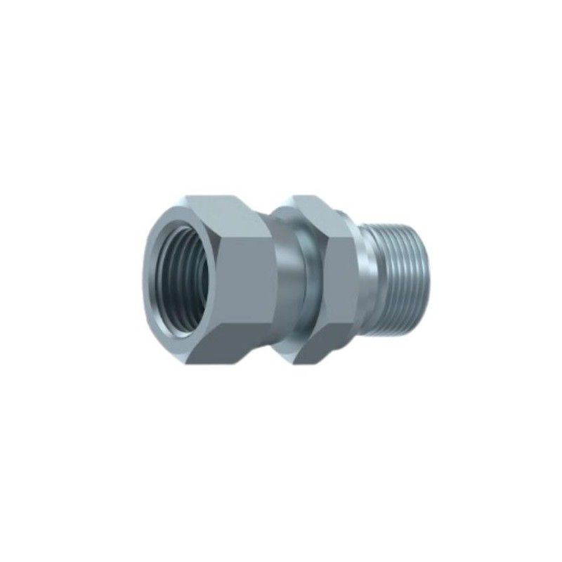 BSP 3/8"-BSP 1/2" sriegių tiesi M-F tipo jungtis