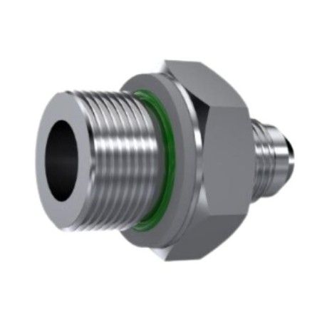 Union Connector JIC7/16-BSPP1/4 60° cone