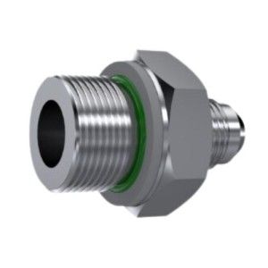 Union Connector JIC9/16-BSPP3/8 60° cone