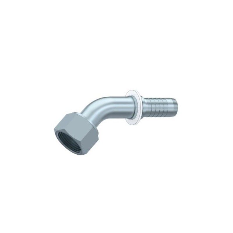 45º ORFS SWIVEL FEMALE FLAT SEAT 13/16" 16H UNF DN