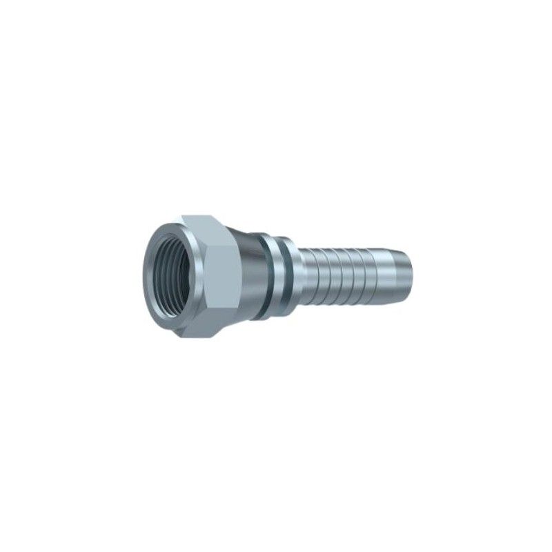 JIC7/8-14, straight female fitting with t.nut1/2"