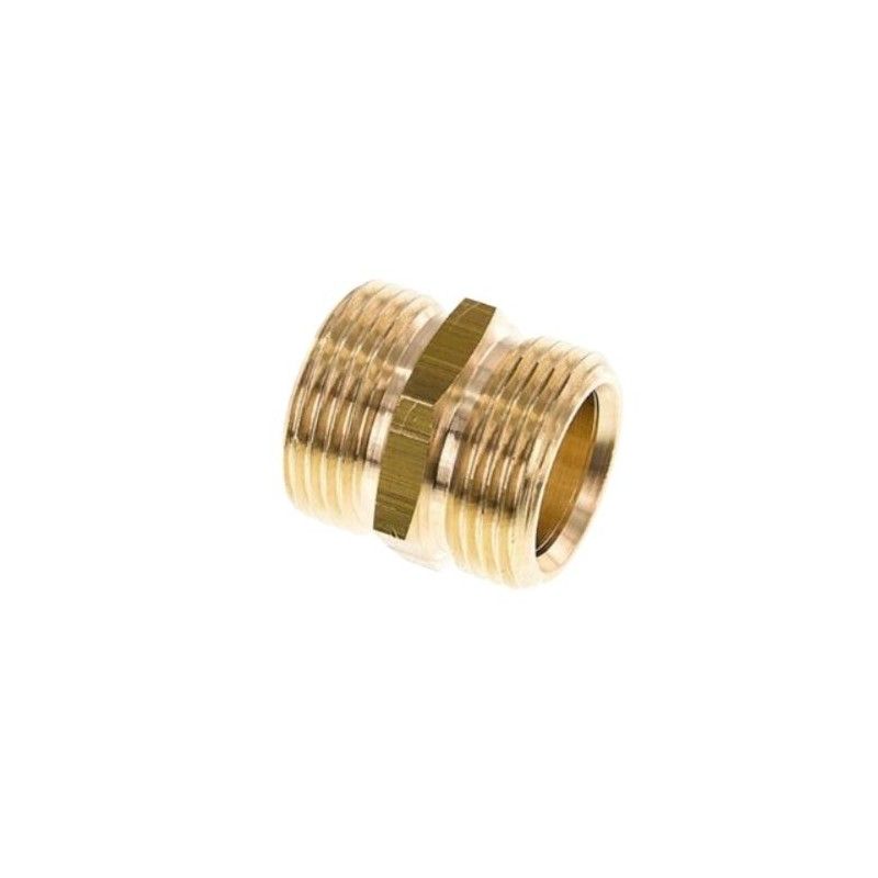 Double nipple G 1"-G 1", 16 bar Brass/Red bronze