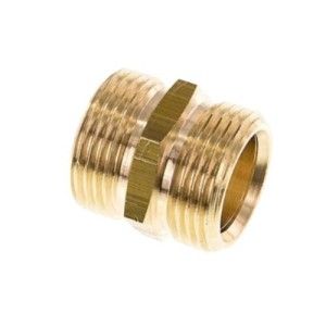 Double nipple G 1"-G 1", 16 bar Brass/Red bronze