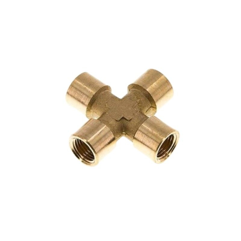 3-way air junction G 3/8", Brass