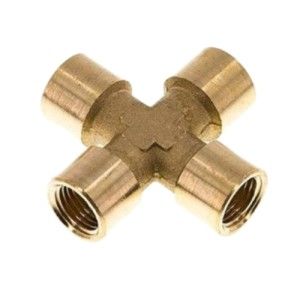 3-way air junction G 3/8", Brass