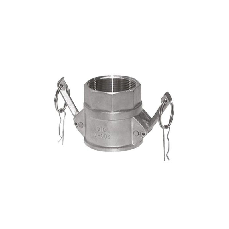 thumbnail image 2 of Camlock Type 'A' Water Pump Connector - 3" BSP Female Thread X 3" Male Plug - Aluminium 2 of 4