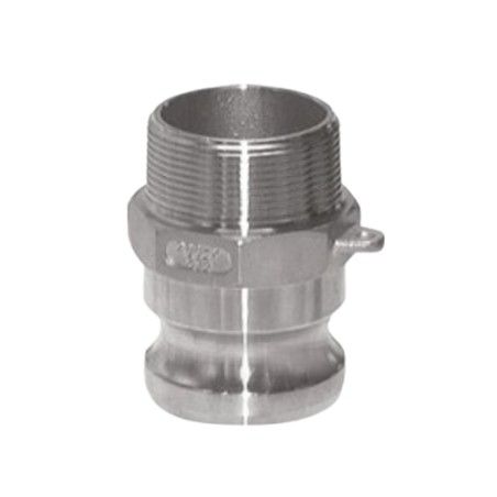 2" male BSPT thread coupling CAMLOCK F type, aluminium