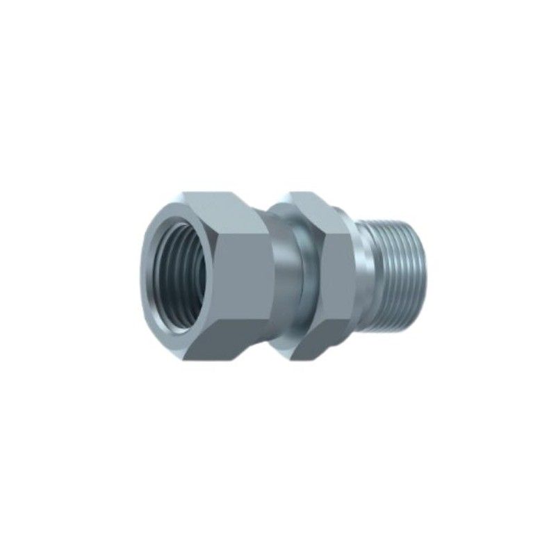 BSP 3/4"-M30X2.0  sriegių tiesi M-F tipo junqtis, vamzdis OD 20 mm