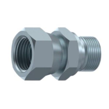 BSP 3/4"-M30X2.0  sriegių tiesi M-F tipo junqtis, vamzdis OD 20 mm