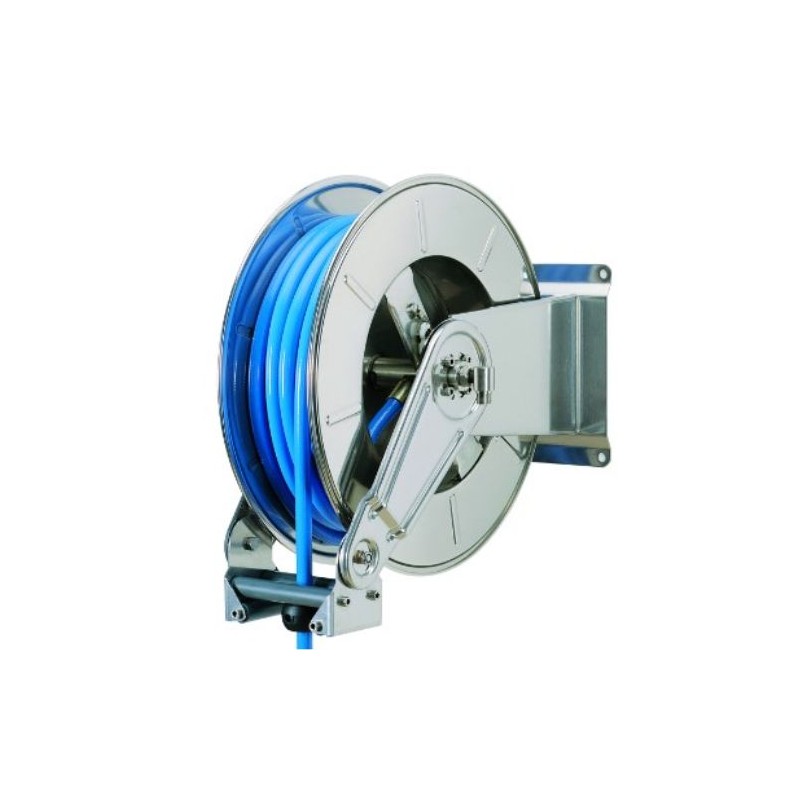 Stainless steel automatic hose reel for 25 m ½”