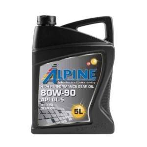 Alyva SAE 80W90 reduktorinė visoms pavaroms 5L, ALPINE GL5 80W90  - 1