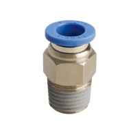 1/4   BSP ārējā vītne, ātrais pneimatiskais savienojums OD 8mm