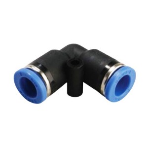Greita pneumatinė jungtis, L-forma, OD 14mm ir OD 14mm