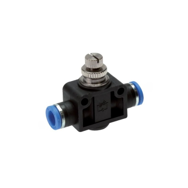 1-way flow control 6mm push in fitting,IQSDRV 6