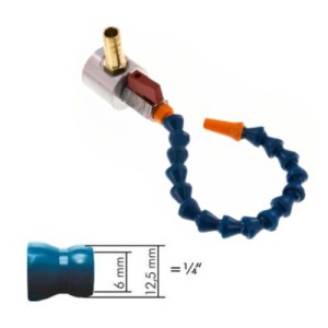 1/4" coolant, set with magnetic foot 1 adju