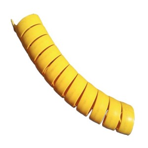 020 PP spiral protection of hydraulic hoses, yellow