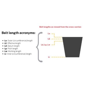 10-1613 La SPZ-1600 diržas Megadyne