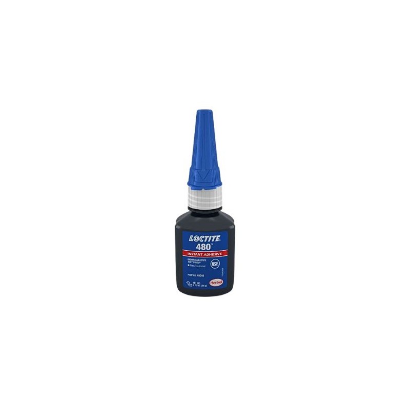 Loctite 480 instant adhesive, black 20g