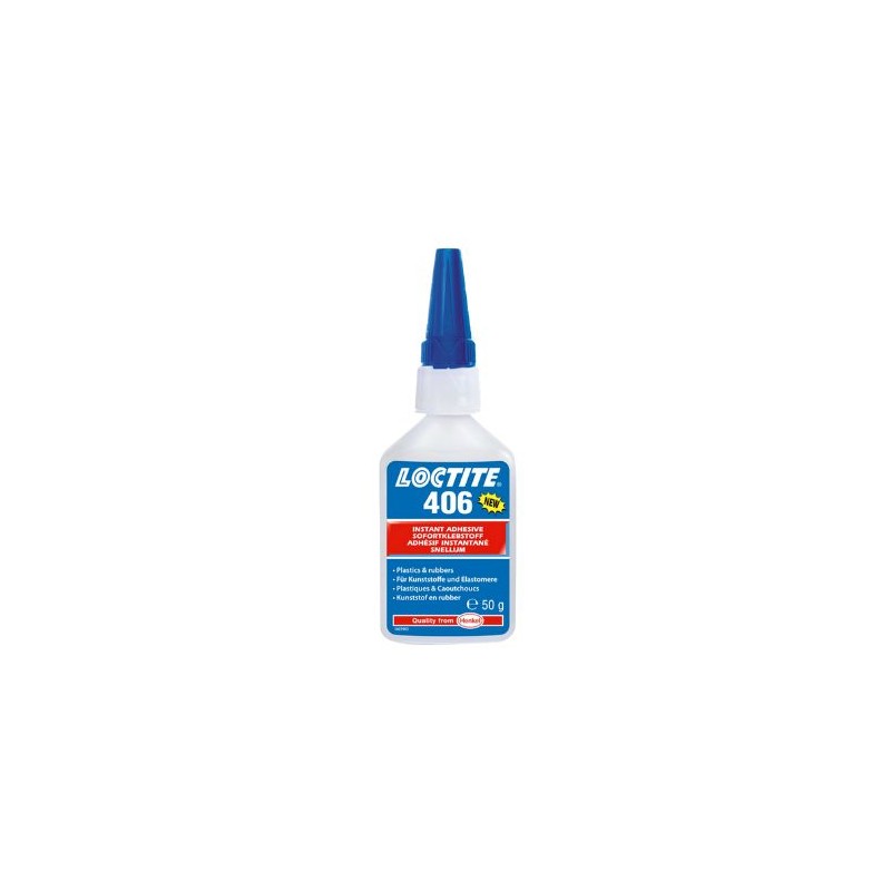 Loctite 406 momentiniai klijai (plastikui ir gumai) 50g