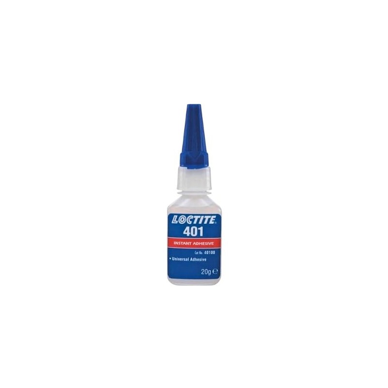 Loctite 401 universalūs momentiniai klijai (tinkantys gumai) 20g