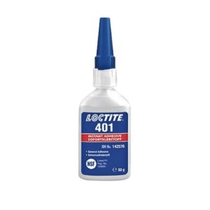 Loctite 401 universalūs momentiniai klijai (tinkantys gumai) 50g