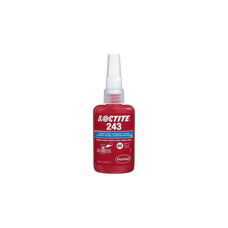 Loctite 243 vītņu fiksators, zils 50ml