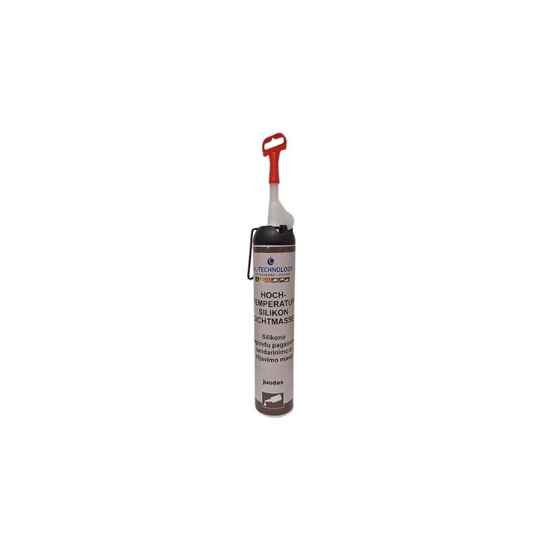 HL-Technology melns silikona blīve 200ml
