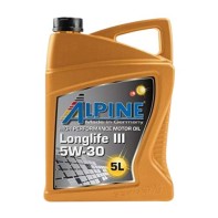 ALPINE LONGLIFE III 5W30 HC-synthetic engine oil, 5 L