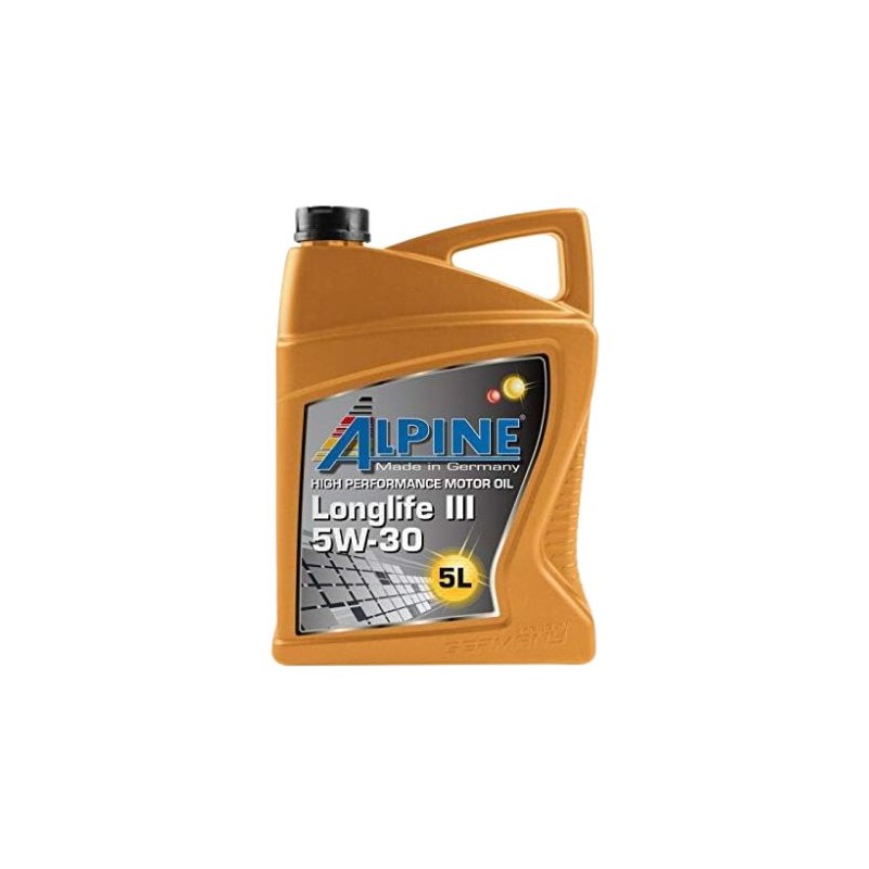 alyva ALPINE LONGLIFE III sintetinė visiems varikliams SAE 5W30 (70,1cSt@) 5 L