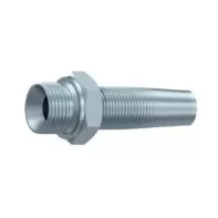 BSP 1/2" male thread straight reusable fitting for 1/2" hose