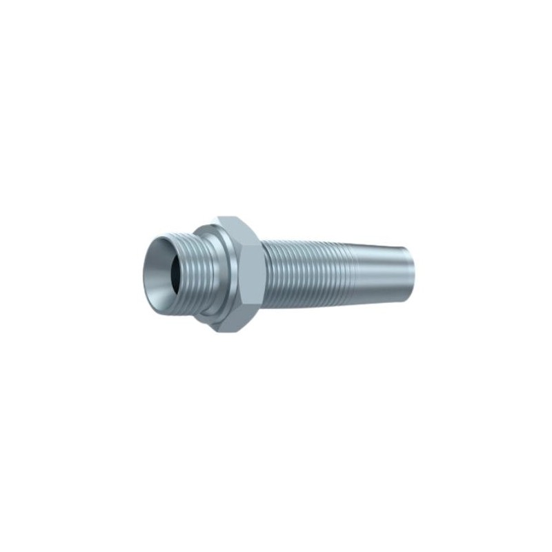 BSP 1/2" male thread straight reusable fitting for 1/2" hose