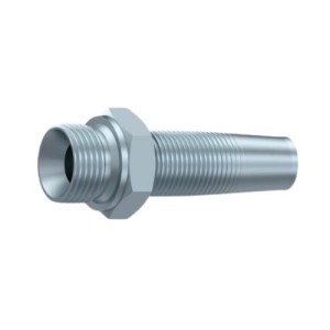 BSP 1/2" male thread straight reusable fitting for 1/2" hose