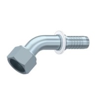 UN 1 3/16"-12H female thread elbow 45° ORFS fitting for 3/4" hose