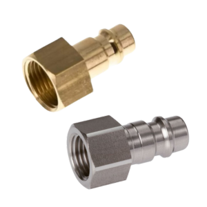 Compressed air fittings internal thread