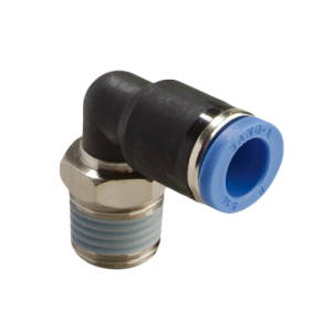 Elbow push-in fittings, male thread