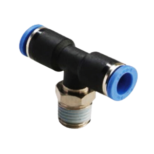 T push-in fittings, male thread