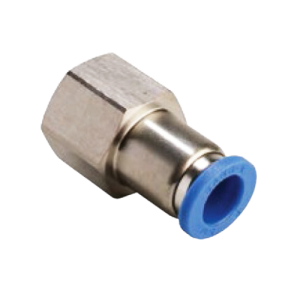 Push-in fittings, female thread