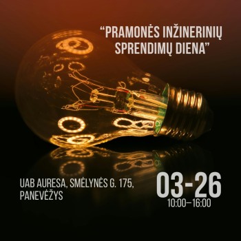 Rūpniecības inženiertehnisko risinājumu diena 2026 Panevēžā – rūpniecības tehnoloģiju pasākums